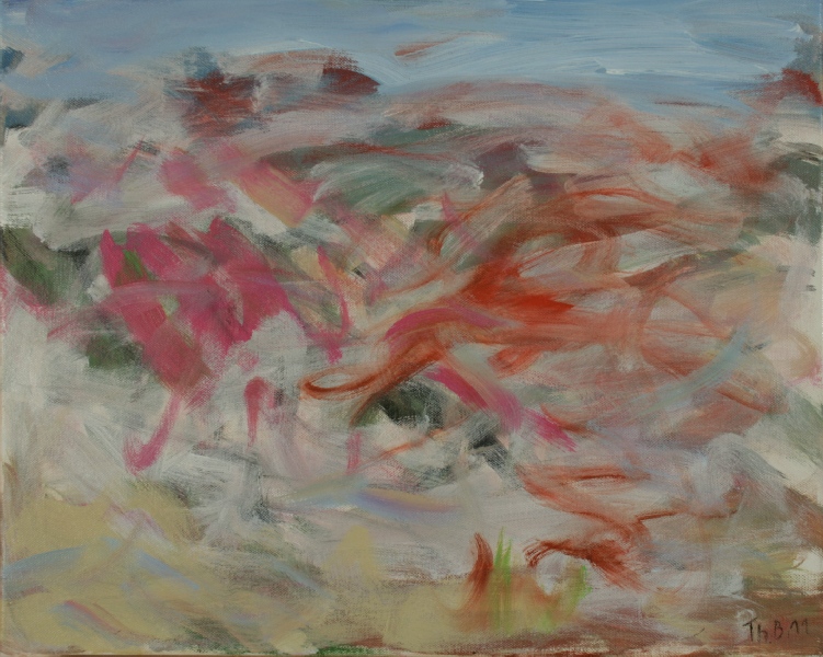 Thomas Bindl, Landschaft 1, 2011, 40x50cm, Acryl - Leinwand